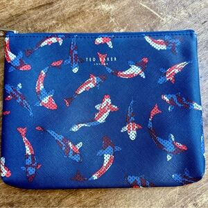 Ted Baker London, Koi Fish Travel Clutch~ New